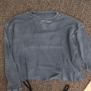 barely worn brandy melville waffle long sleeve